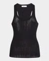 A.l.c Iris Racerback Tank Top In Black