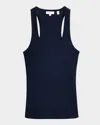 A.l.c Iris Racerback Tank Top In Navy