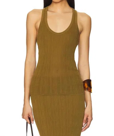 A.L.C IRIS SLEEVELESS TOP IN HAZEL