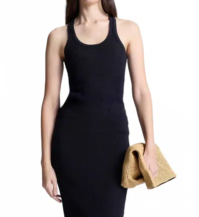 A.l.c Iris Top In Black In Blue