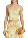 A.l.c Isabel Top In Sea Glass In Multi