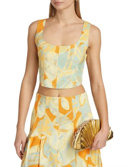 A.l.c Isabel Top In Sea Glass In Multi