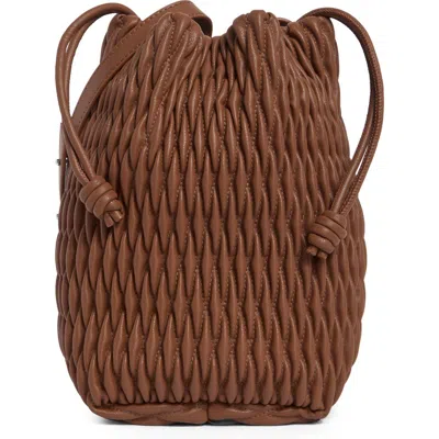 A.l.c . Ivy Faux Leather Tote In Chestnut