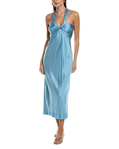 A.l.c A. L.c. Ivy Midi Dress In Blue