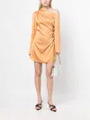 A.l.c Alc Jamie Dress In Tawny In Yellow