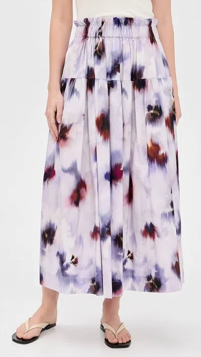 A.l.c Jayden Lightweight Skirt In Lilac Multi In Purple