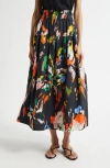 A.l.c . Jayden Print Maxi Skirt