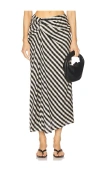 A.l.c Jean Check Midi Skirt