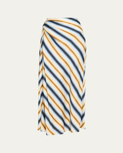 A.l.c Jean Stripe Column Skirt