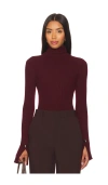 A.l.c Jett Top In Burgundy In 葡萄酒色