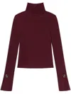 A.l.c Jett Top In Burgundy In Red