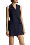 A.l.c Jocelyn Blazer Mini Dress In Maritime Navy In Blue