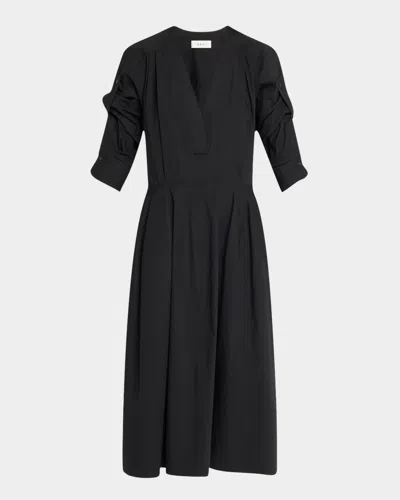 A.l.c Jordan Long-sleeve Tunic Dress In Black