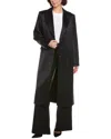 A.l.c Jude Satin Coat In Black