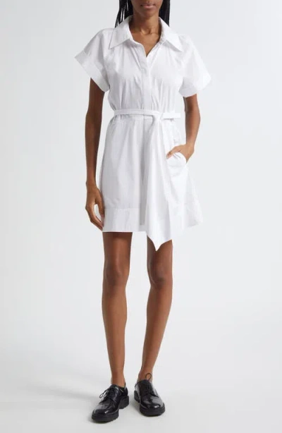 A.l.c . Julie Cotton Mini Shirtdress