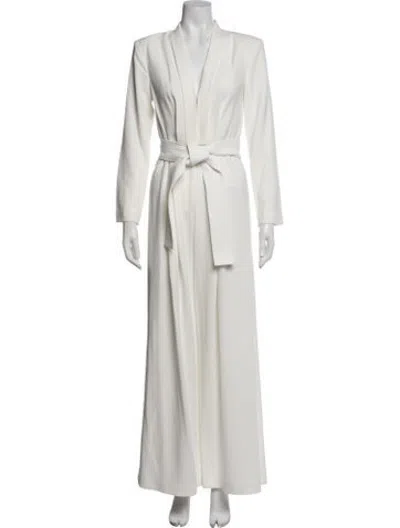 Pre-owned A.l.c Jumpsuit In White