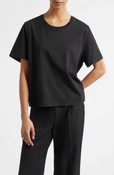 A.l.c . Kari Cotton T-shirt In Black