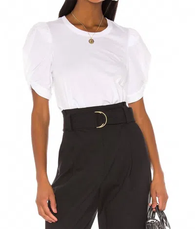 A.l.c Katie Puff Sleeve Tee In White