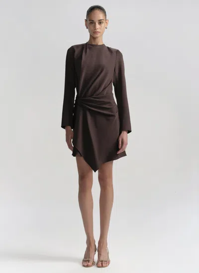 A.l.c Kay Mini Dress In Brown