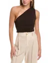 A.l.c Kayden Jersey Top In Espresso Brown In Multi