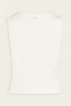 A.l.c Kayla Ribbed Tank Top In Pearl