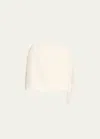 A.l.c Kelley Fringe Mini Skirt In Cream