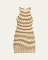 A.l.c Kendra Sleeveless Mini Dress In Parchment