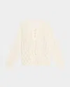 A.l.c Keri Crochet Lace-up Sweater