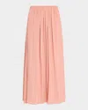 A.l.c Kit Maxi Skirt In Coral Haze
