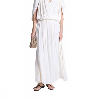 A.l.c Kit Maxi Skirt In Chalk In White