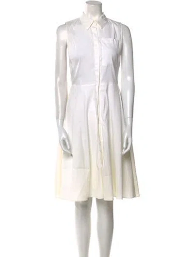 Pre-owned A.l.c Knee-length Dress In Neutral