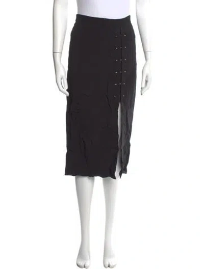 Pre-owned A.l.c Knee-length Skirt In Black