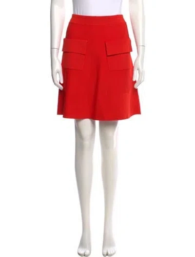 Pre-owned A.l.c Knee-length Skirt In Red
