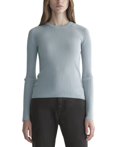A.l.c . Kyle Wool Top In Slb-slate Blue