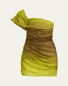 A.l.c . Kyler Ruched Strapless Cocktail Dress
