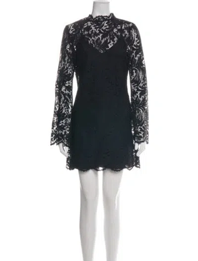 Pre-owned A.l.c Lace Pattern Mini Dress W/ Tags In Green