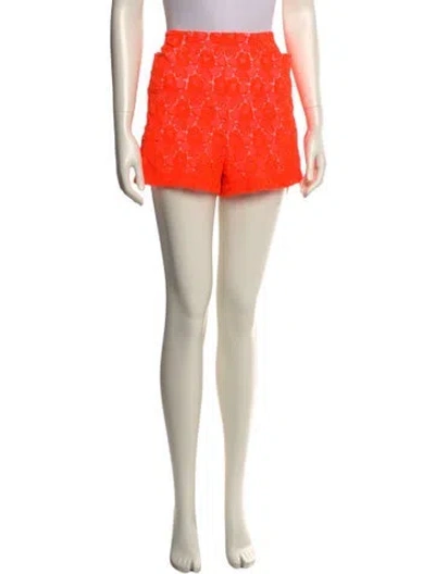 Pre-owned A.l.c Lace Pattern Mini Shorts In Multi