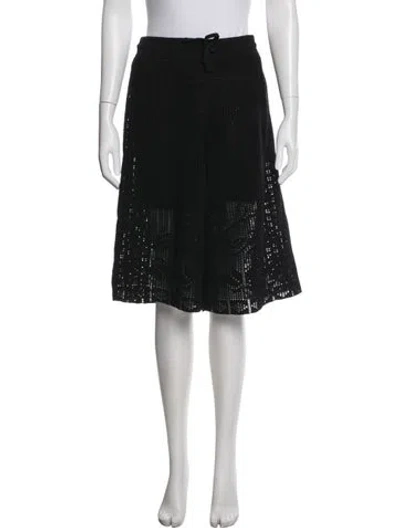 Pre-owned A.l.c Lace Pattern Pants In Black