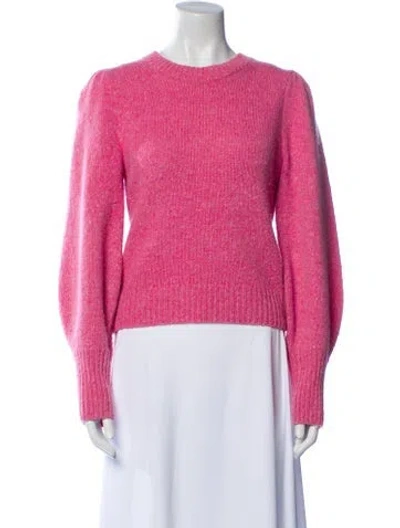 Pre-owned A.l.c Lambswool Crew Neck Sweater In Pink