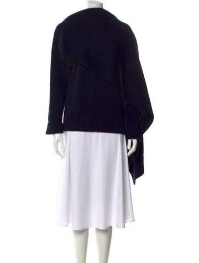 Pre-owned A.l.c Lambswool Crew Neck Sweater W/ Tags In Black