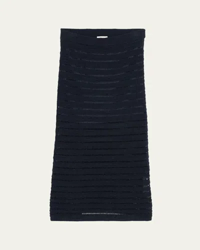 A.l.c Lana Knit Midi Skirt In Black