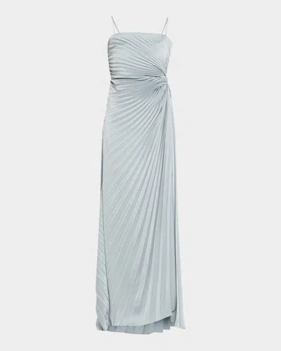 A.L.C LAYLA PLEATED STRAPLESS GOWN