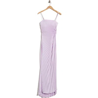 A.l.c . Layla Strapless Pleated Gown In Lilac
