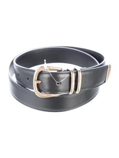 Pre-owned A.l.c Leather Belt In Black