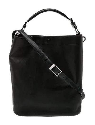 Pre-owned A.l.c Leather Bucket Bag In Gray