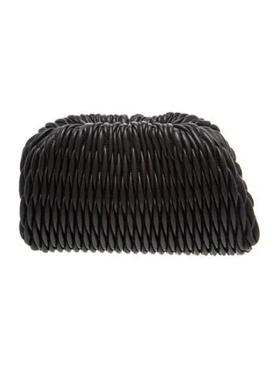 Pre-owned A.l.c Leather Clutch W/ Tags In Black