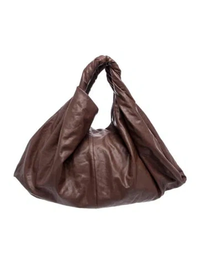 Pre-owned A.l.c Leather Hobo In Brown