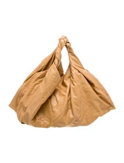 Pre-owned A.l.c Leather Messenger Bag Vintage In Neutral