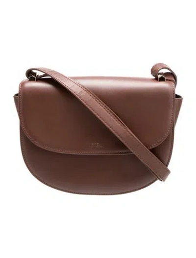 Pre-owned A.l.c Leather Shoulder Bag In Brown