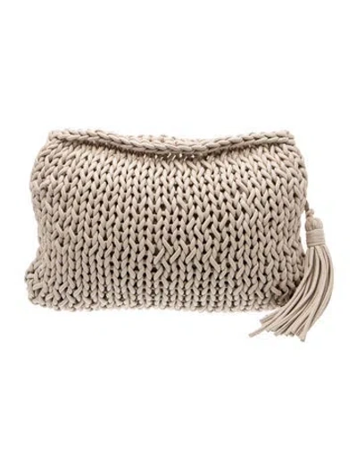 Pre-owned A.l.c Leather Shoulder Bag In Neutral